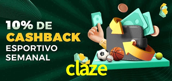 10% de bônus de cashback na claze